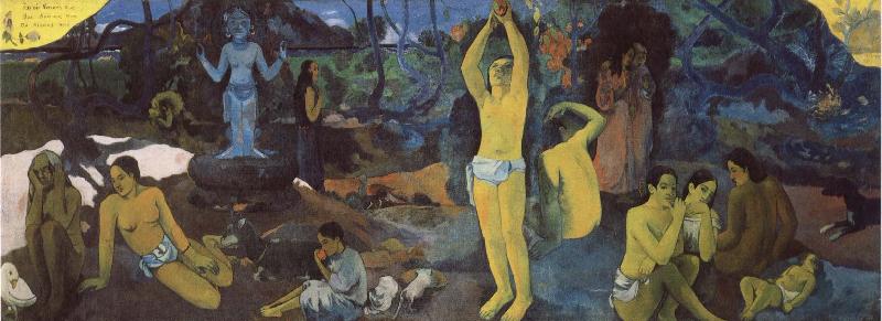 Paul Gauguin We come from who we are where we are Germany oil painting art